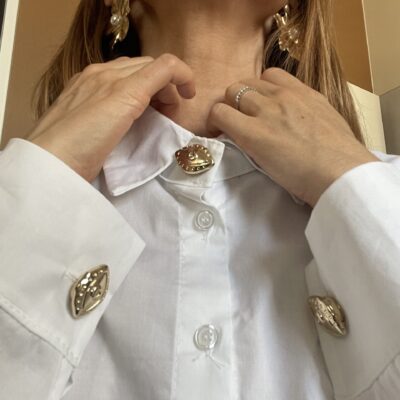 Bijou de bouton Oeil d'Antan - silver – Image 4