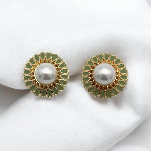 Bijou de bouton Ma douce - vert -