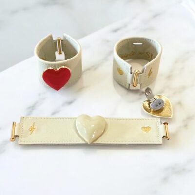 COFFRET FABULEUSE - Une manchette écru & Un clip au choix