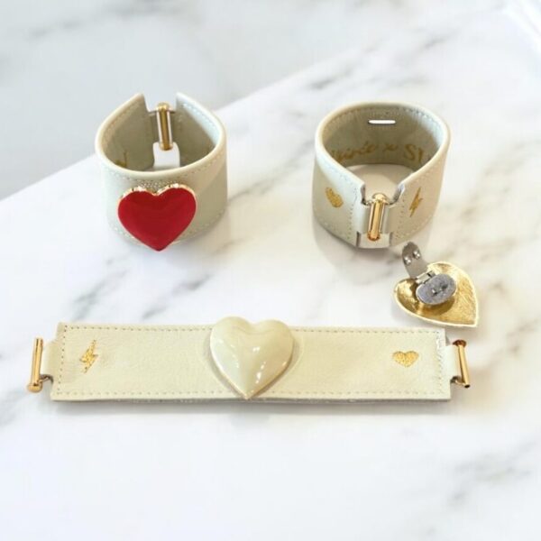COFFRET FABULEUSE - Une manchette écru & Un clip au choix