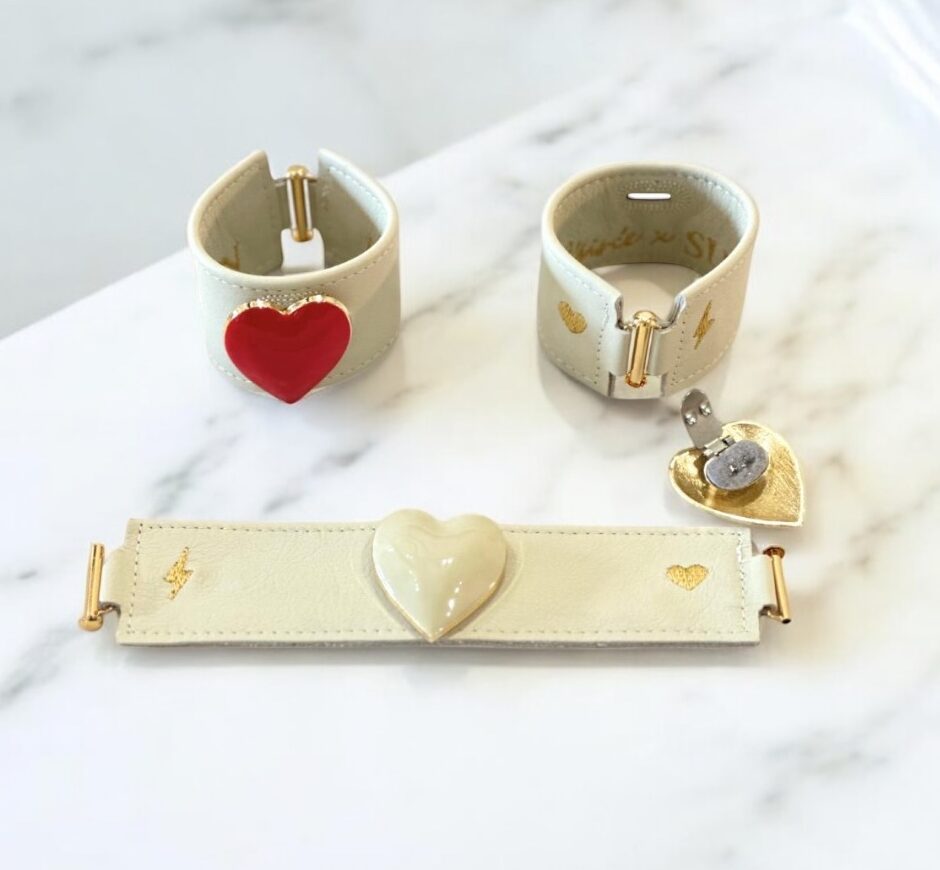 COFFRET FABULEUSE - Une manchette écru & Un clip au choix