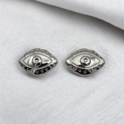 Bijou de Bouton oeil silver de la loge de suzon