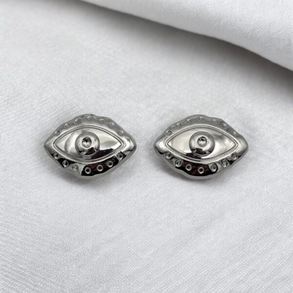 Bijou de Bouton oeil silver de la loge de suzon